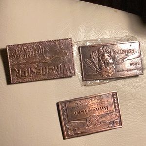 Beautiful belt buckles (never worn)